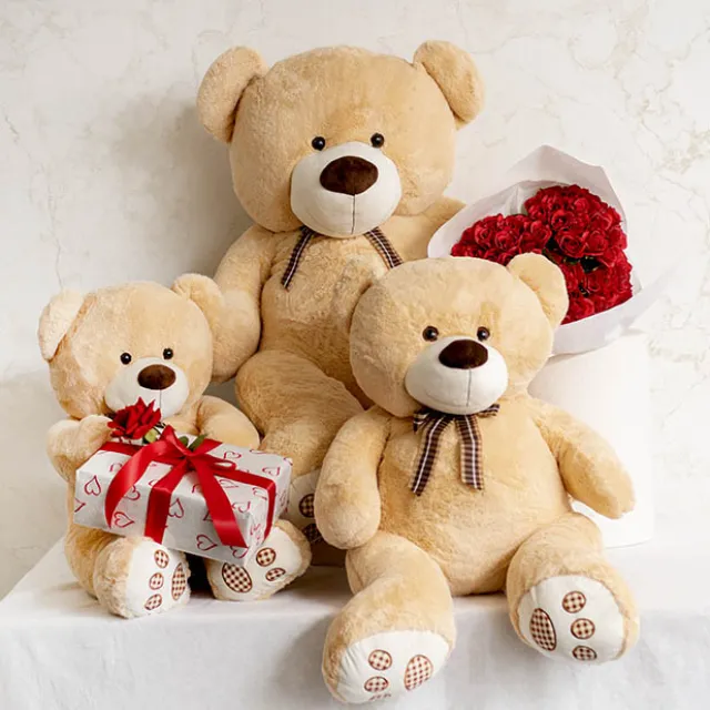 Nandi Large Teddy Bear Brown (60cm Sitting)