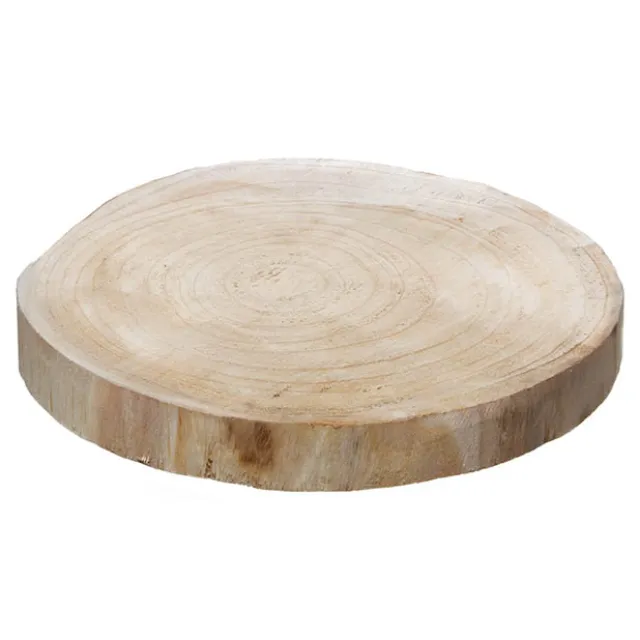 Natural Wood Timber Slice Round (Approx. 34.5cmx4cmH)