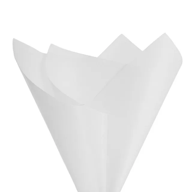 Nonwoven Premium Embossed Wrap Sheets White Pk 50 (50x70cm)