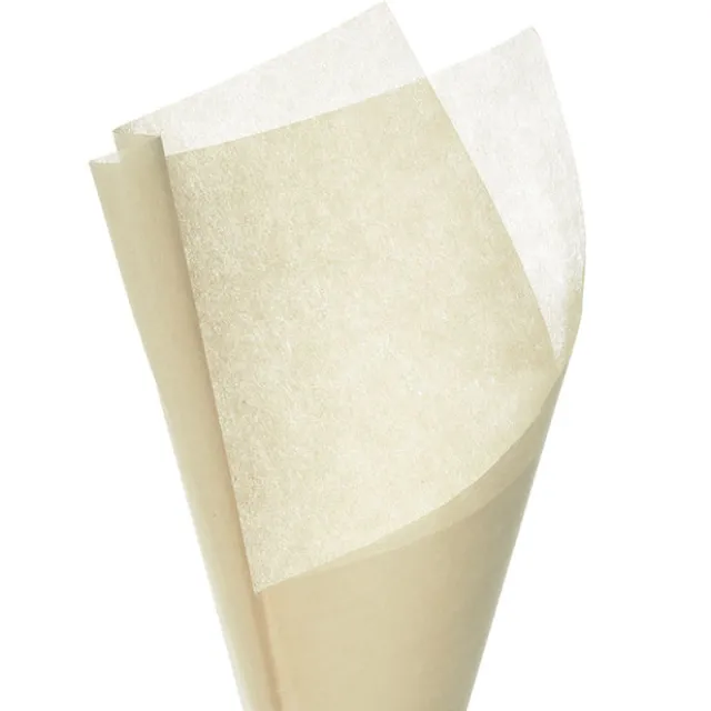 Nonwoven Wrap Sheets NOVA Cream (50x70cm) Pack 50