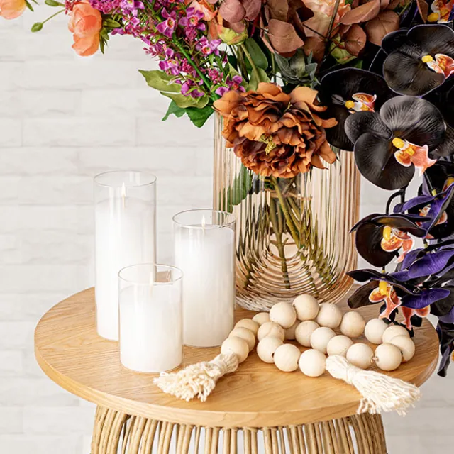 Event Centrepiece Pre-filled Glass Candle Jar (7x18cm)