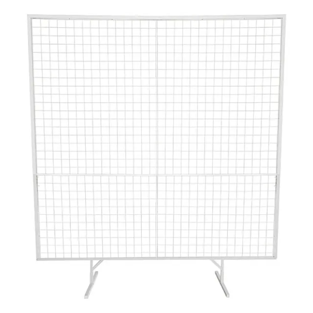 Backdrop Square Standing Frame w Mesh White (1.8x2mH)