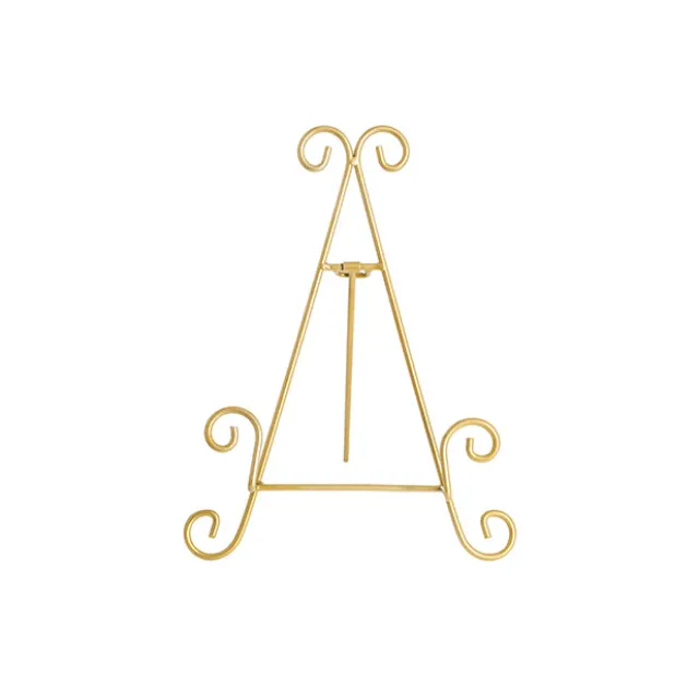 Metal Table Easel Gold (30cmH)