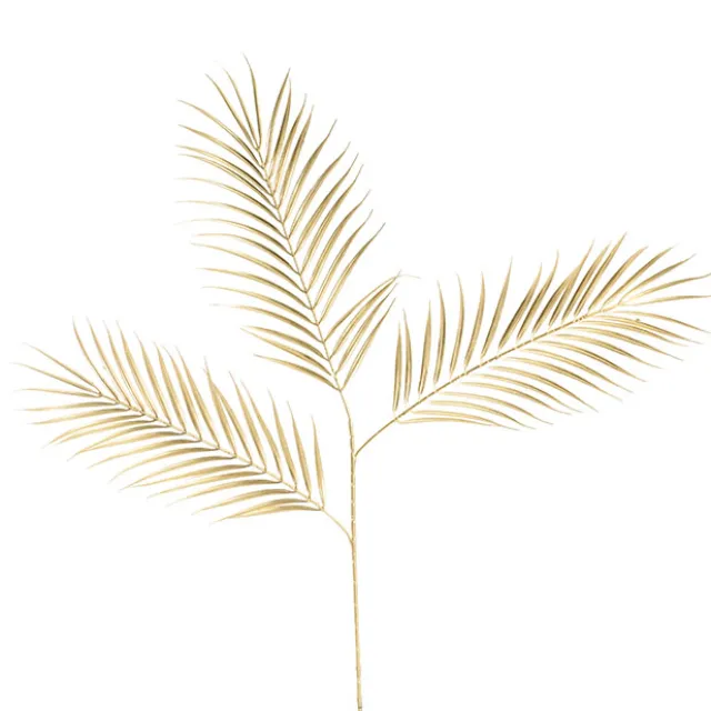 Palm Leaf Spray Metallic Gold (95cmH)