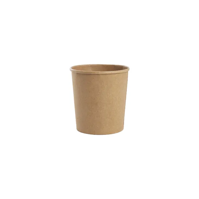 Paper Container Round 850ml Single Kraft (11.5Dx12cmH)