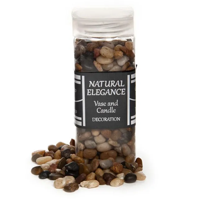 Pebbles Natural 5-15mm Assorted (900g Jar)