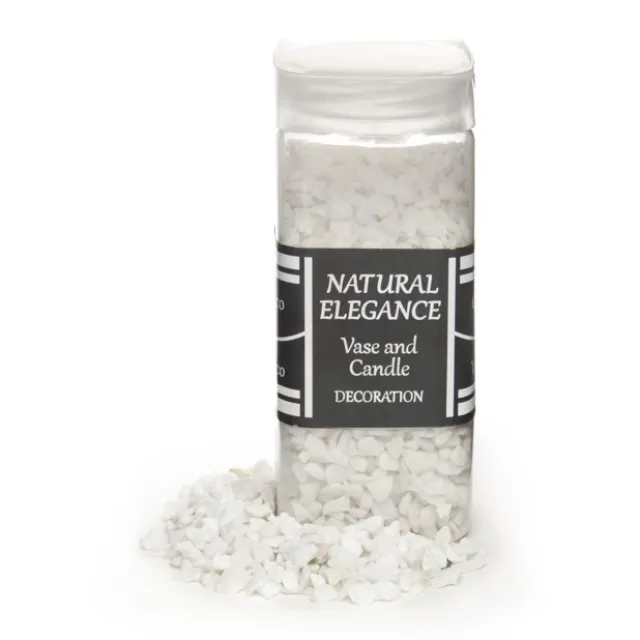 Pebbles Natural 6mm White (770gm Jar)