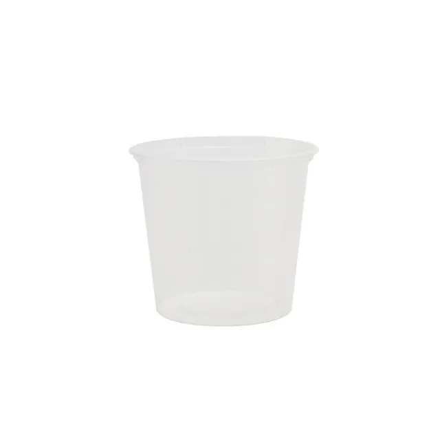 Plastic Container Round 1200ml Single Clear (14Dx11.5cmH)