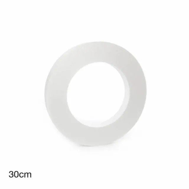 Polystyrene Wreath Round (30Dx5cm) 12" Styro