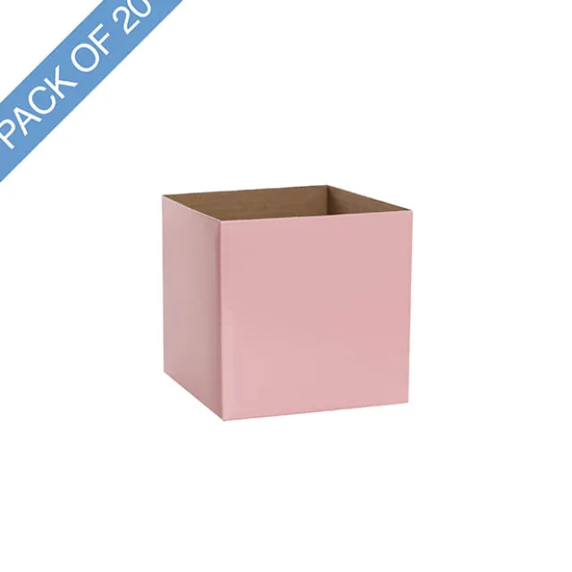 Posy Box Petite Dusty Rose Pack 20 (10x10x10cmH)