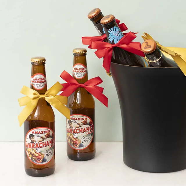 Pre-Made Bow Satin 15mm & Elastic Tie Pk6 Red Gold (10*8cm)