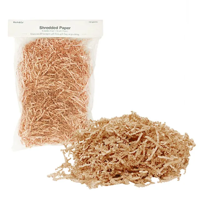 Premium Shredded Paper Filler Crinkle Cut Brown 150gram Bag