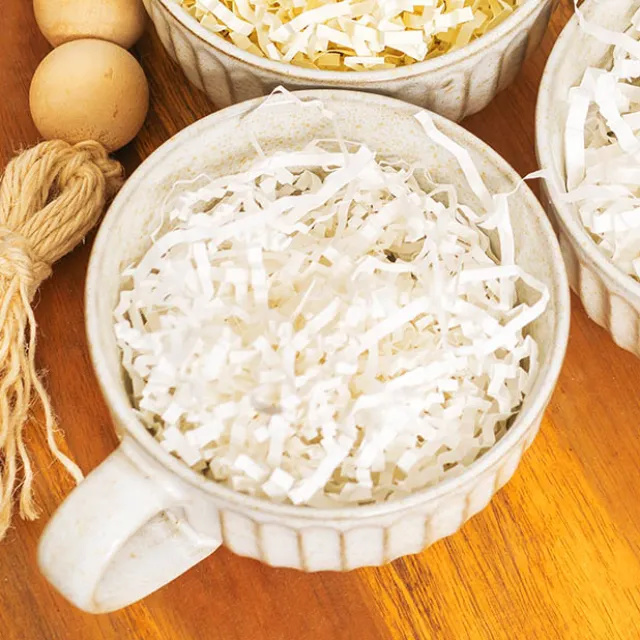 Premium Shredded Paper Filler Crinkle Cut White 150gram Bag