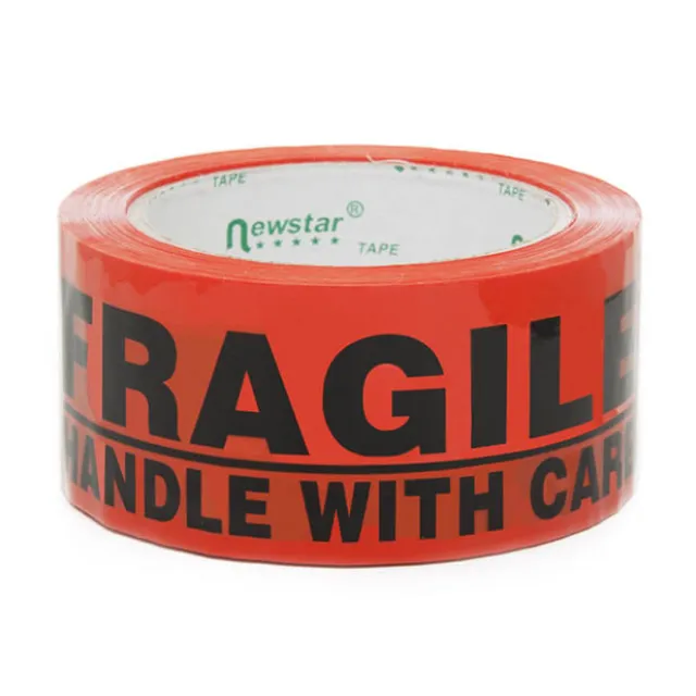 Printed Packing Tape "FRAGILE" Orange (48mmx75m)