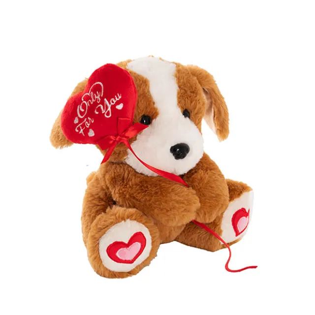 Puppy Harrold w Only For You Heart Plush Toy Brown (21cmST)