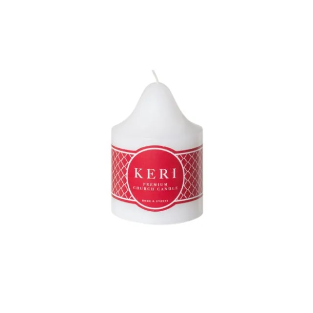 Church Pillar Candle White (7x10cmH) 50Hr