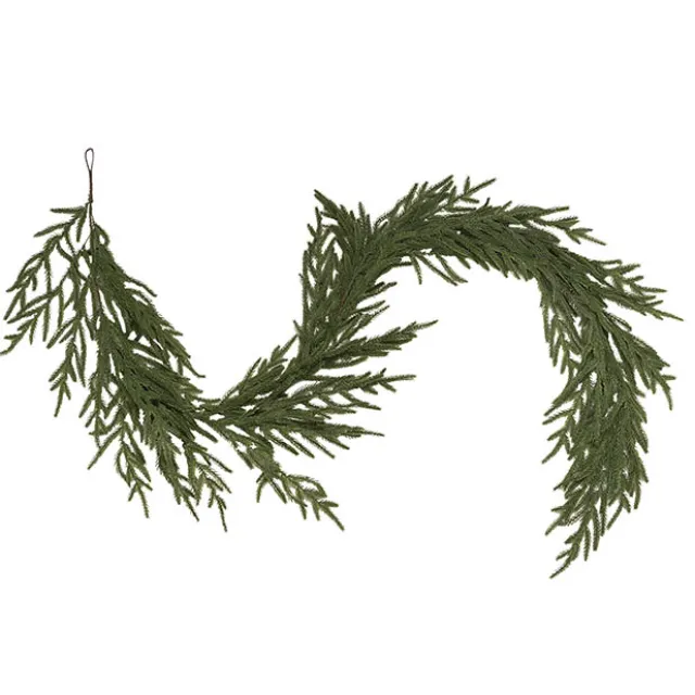 Real Touch Norway Spruce Pine Garland Green (180cmL)