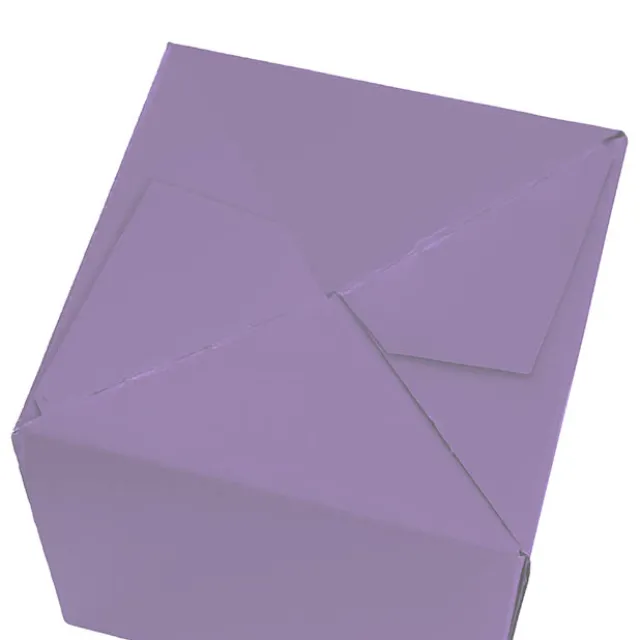 Mini Posy Box Gloss Autolock Base Pk25 Lavender (13x12cmH)