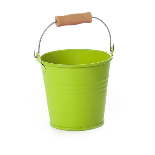 Tin Bucket Bambino Lime (8Dx7cmH)