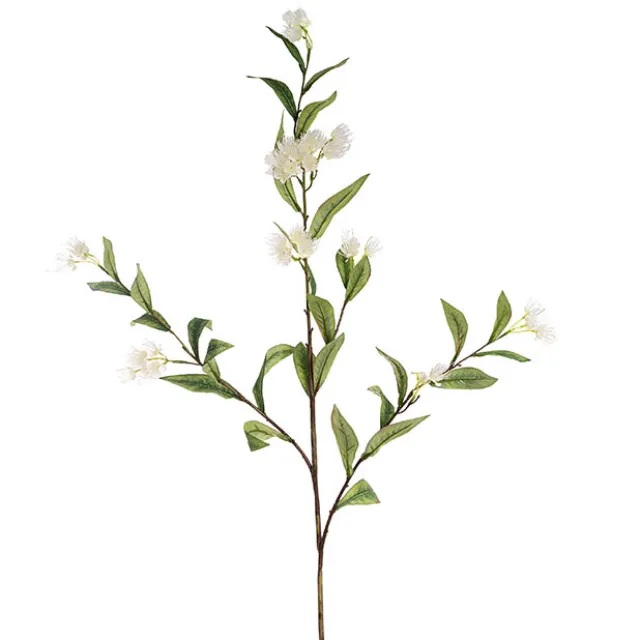 Real Touch Eucalyptus Ficifolia Gum Spray White (110cmH)