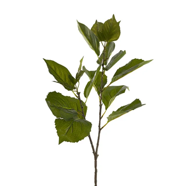 Real Touch Hydrangea Leaf Spray Green (70cmH)