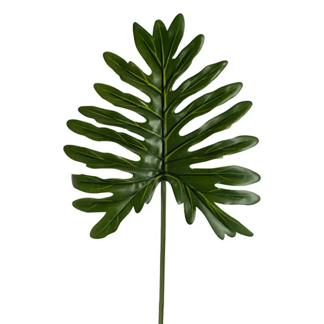 Real Touch Philo Fingers Leaf Long Stem Green (85cmH)