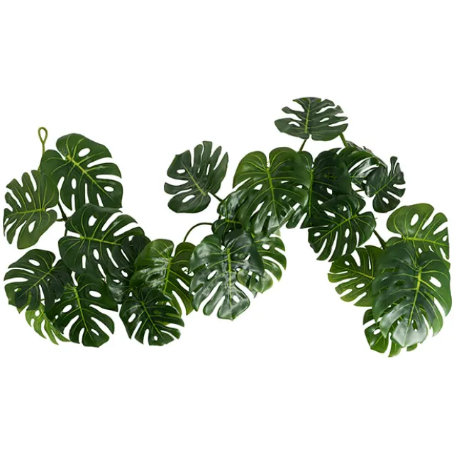 Real Touch Philo Monstera Vine Garland Green (130cmH)