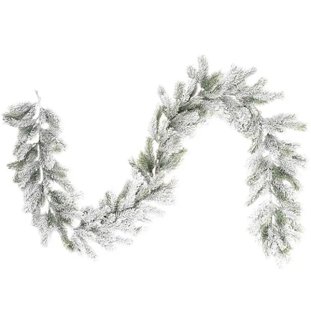 Real Touch Pine Snow Flocked Garland White (180cmL)
