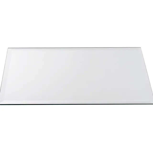 Rectangle Mirror Glass Plate Pack 2 Silver (40.5x30.5cmH)