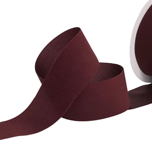Ribbon Deluxe Velvet Cut Edge Burgundy (38mmx20m)