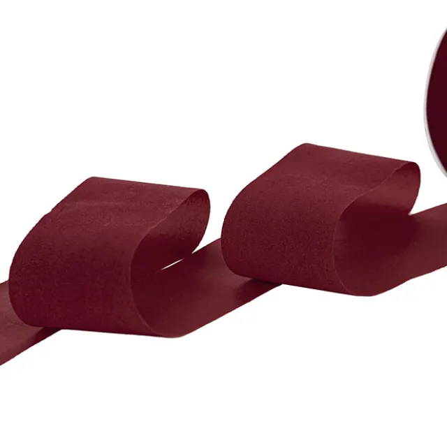 Ribbon Deluxe Velvet Cut Edge Deep Red (50mmx20m)