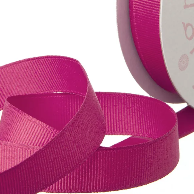 Ribbon Plain Grosgrain Hot Pink (25mmx20m)