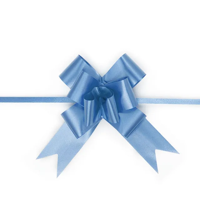 Ribbon Pull Bow Royal Blue (32mmx53cm) Pack 25