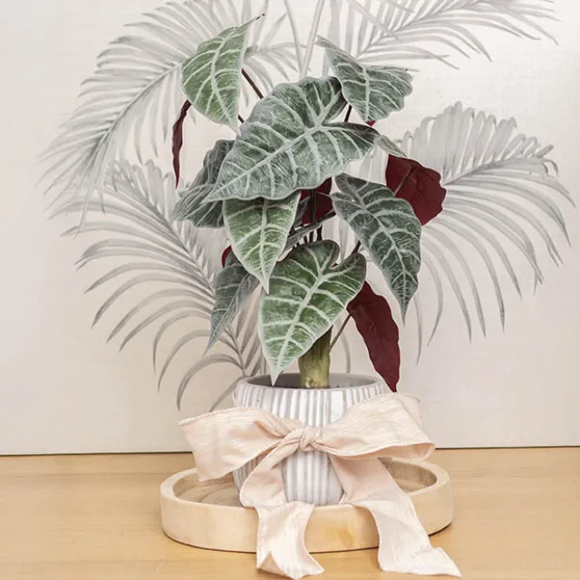 Ribbon Rustic Linen Wire Edge French Cream (60mmx20m)