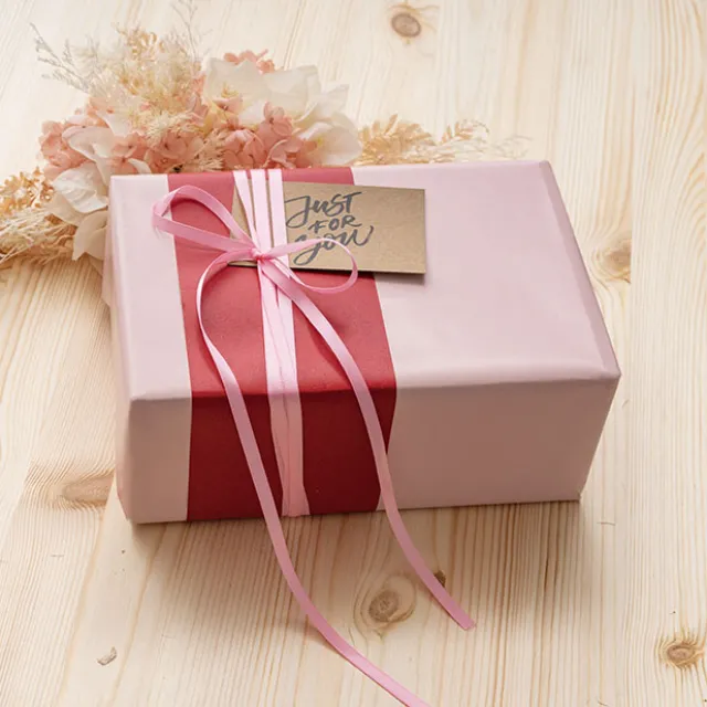 Ribbon Satin Deluxe Double Faced Mid Pink (6mmx25m)