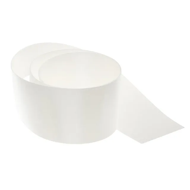 Ribbon Satin Deluxe Double Faced Bridal White (50mmx25m)