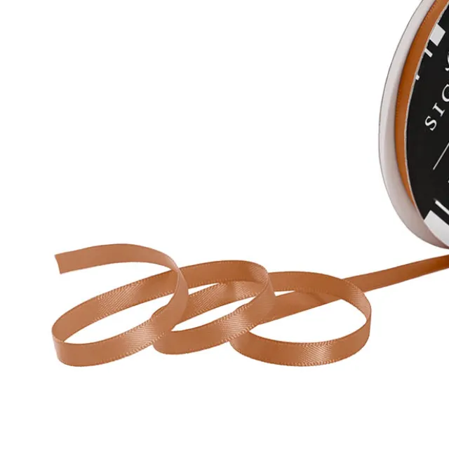 Ribbon Satin Deluxe Double Faced Copper (6mmx25m)