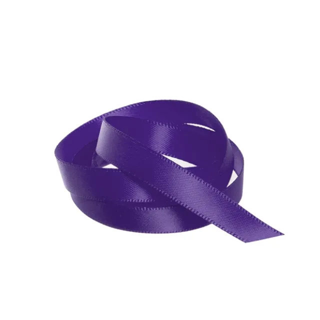 Ribbon Satin Deluxe Double Faced Violet (10mmx25m)