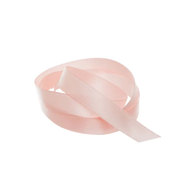 Ribbon Satin Deluxe Double Faced Baby Pink (10mmx25m)