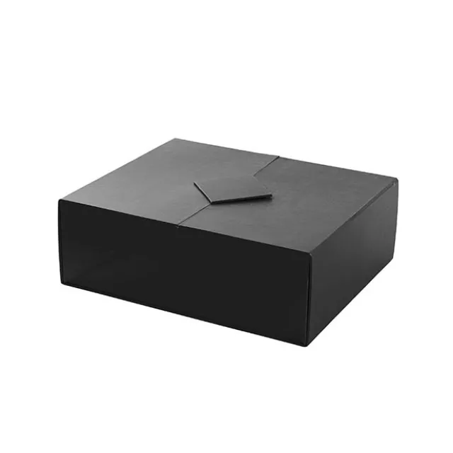 Origami Foldable Luxe Gift Hamper Box Black (30x25x10Hcm)