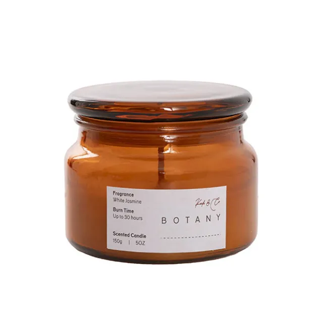 Scented Candle Botany Jar White Jasmine (150g)
