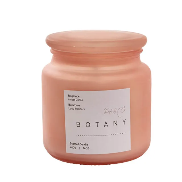 Scented Candle Botany Jar Amber Dahlia (400g)