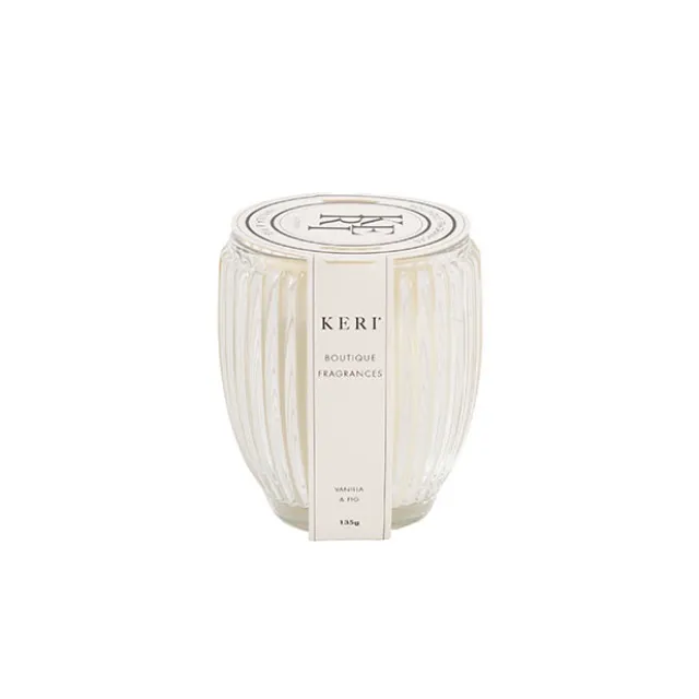 Scented Candle Grovedale Jar Vanilla & Fig (8x10cmH) 135g