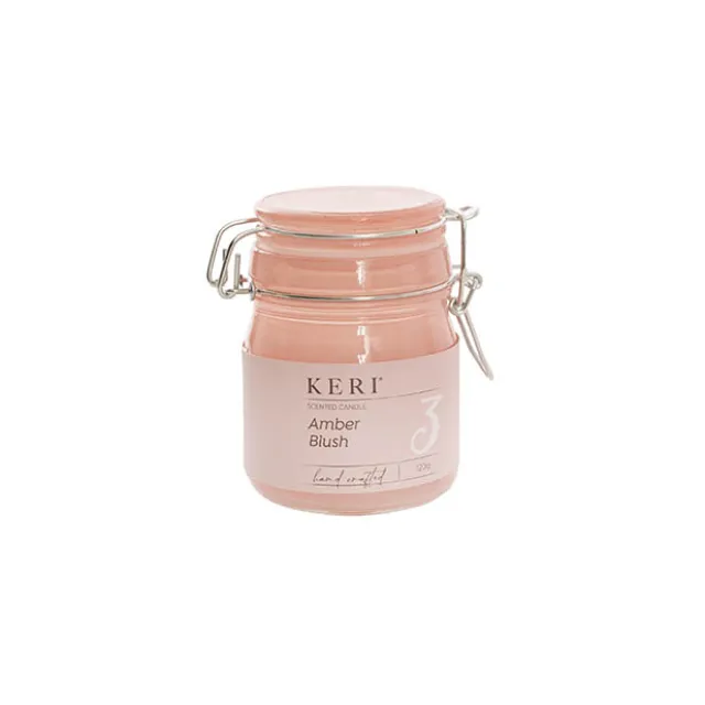 Scented Candle Honey Jar Amber Blush (6.5Dx9cmH) 120g