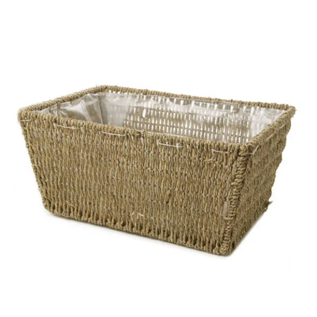 Seagrass Tray Rectangle Natural (33x25x16cmH)