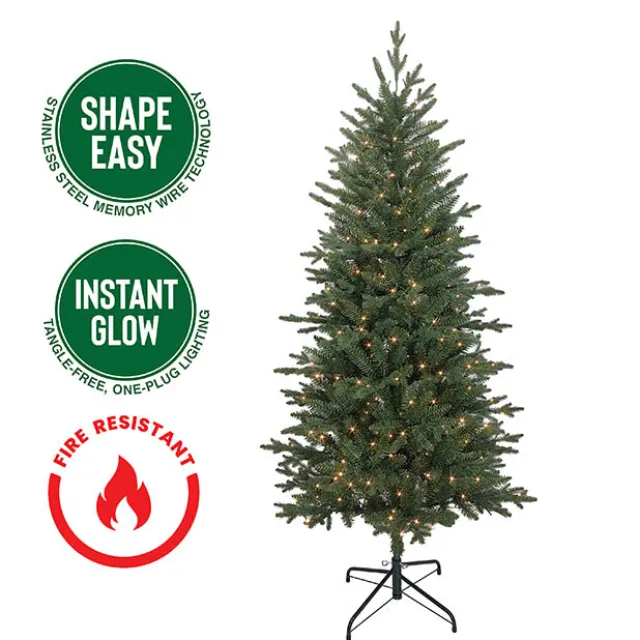 Shape Easy Forest Pine Narrow LED Tree Green (90x180cmH)