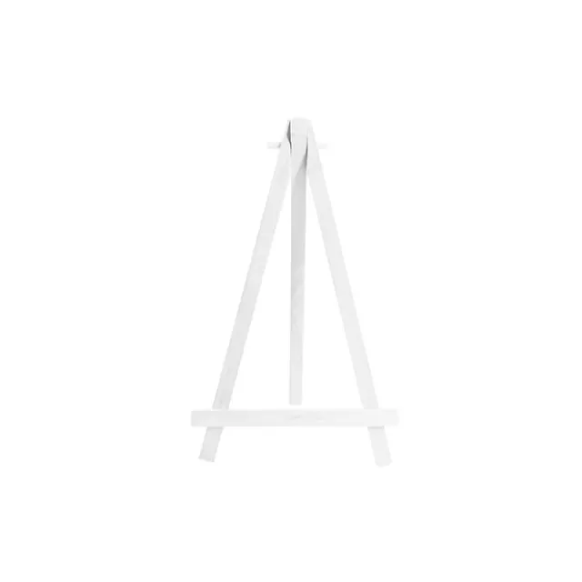 Wooden Name Card Holder Easel Pack 6 White (11x19cmH)