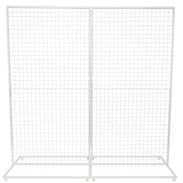 Backdrop Standing Frame with Mesh White (2mx2mH)