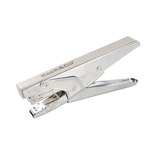 Stapler Plier Lever Action Metal Silver (16cmL)
