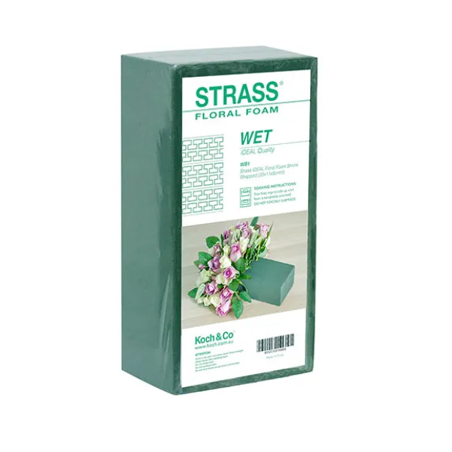 Strass IDEAL Oasis Single Brick Wet Floral Foam (23x11x8cmH)